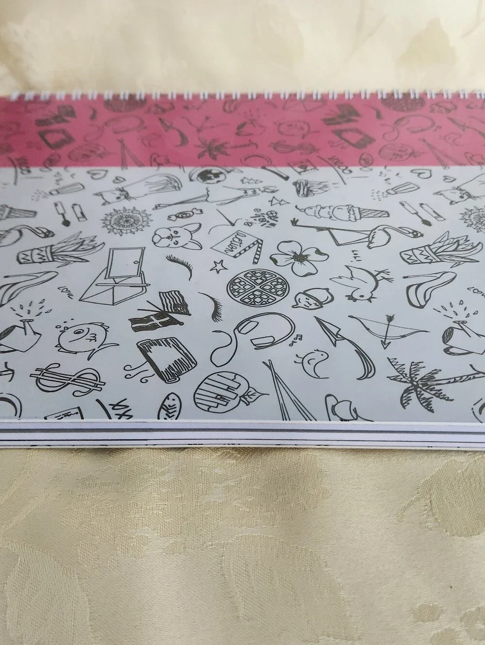 Vera Bradley Sketchy Spiral Notebook 80 Pages NWT